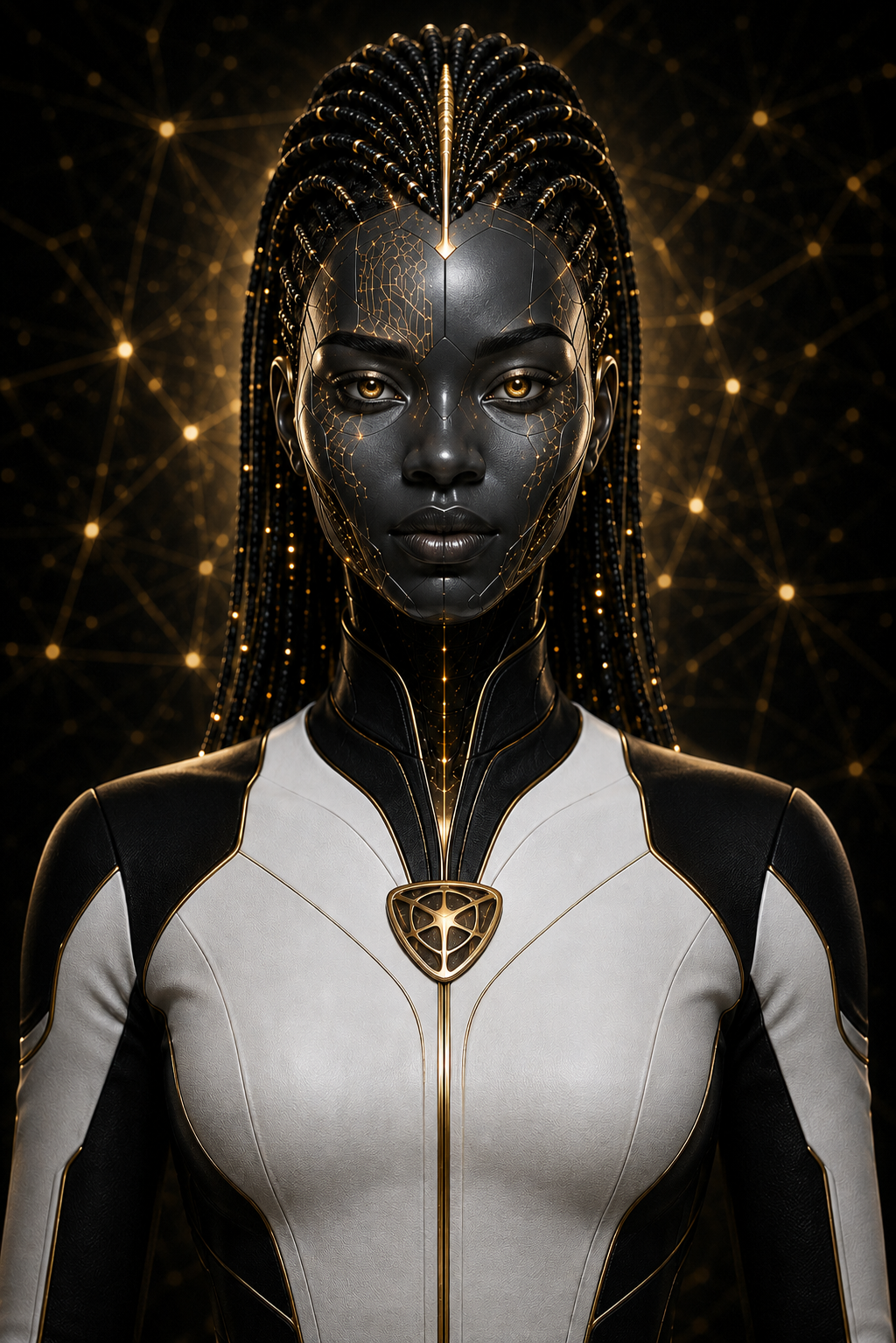 AEGIS, the living neural world of the Aegisians, personified through Marvey